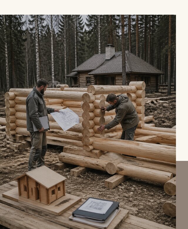 Проектирование и строительство домов из бревна в Балакове